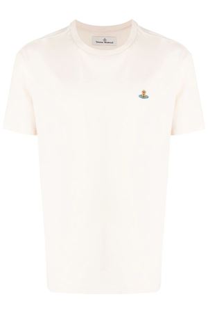 Orb logo-embroidered T-shirt VIVIENNE WESTWOOD | 3G010013J001MA407